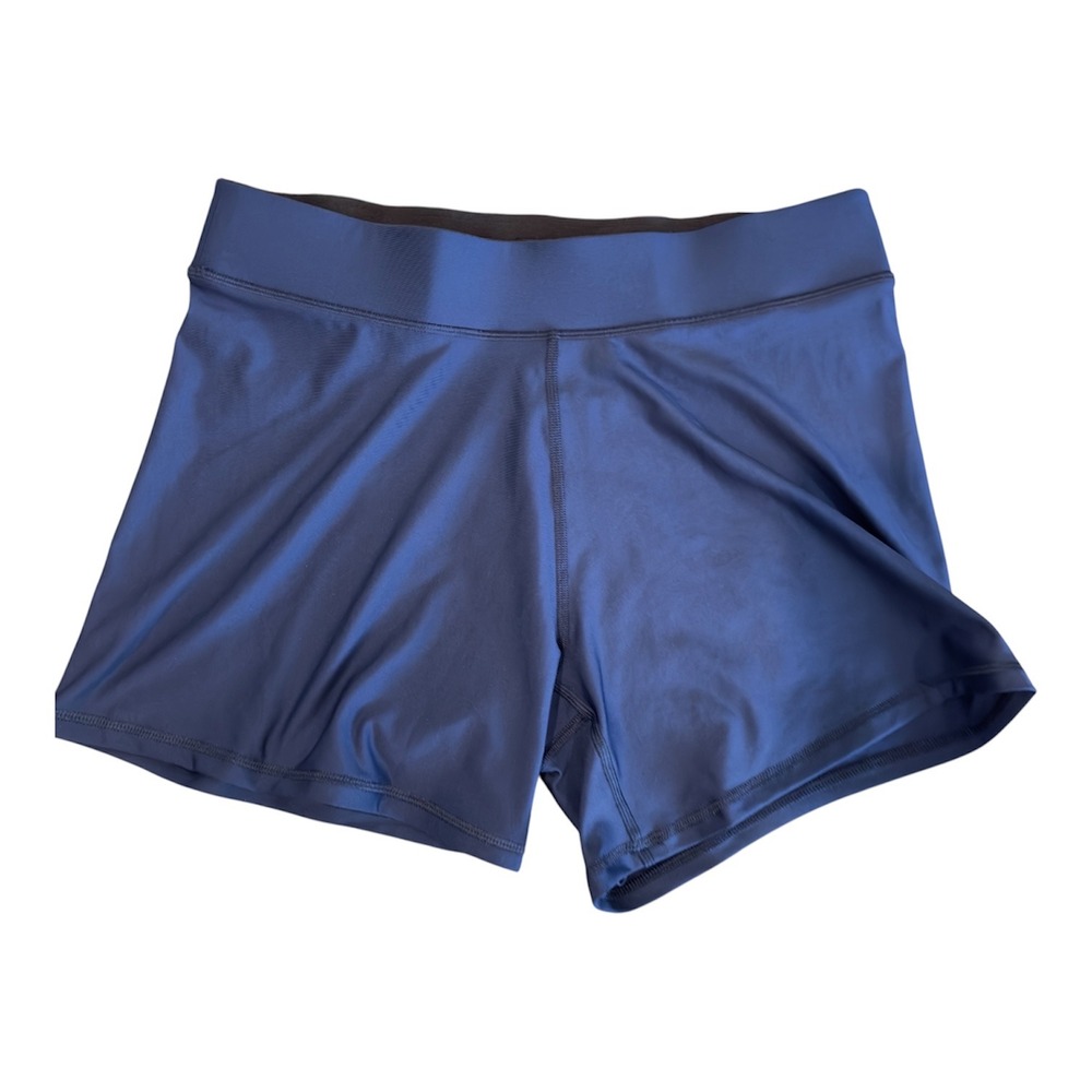 DSG Womens Compression Mid Rise Shorts University Navy 5 In Inseam 1X DAW21500WP